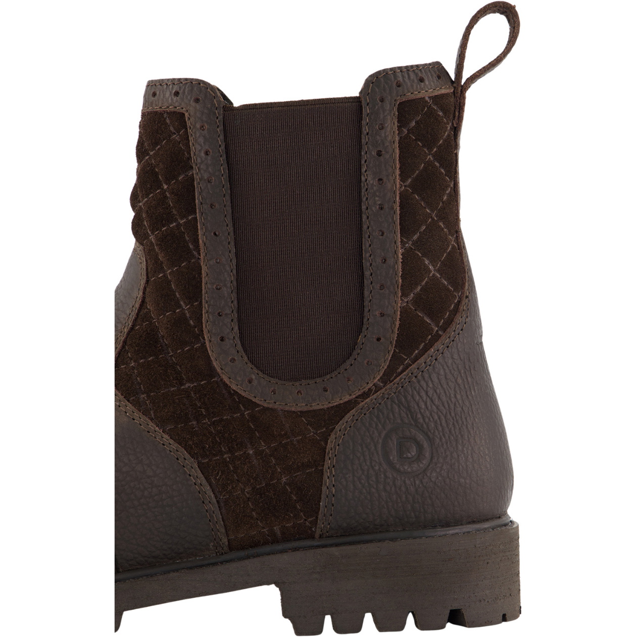 2026 Dublin Unisex Yukon Quilted Short Boots 1031318 - Dark Brown
